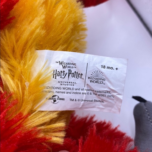 Wizarding World Of Harry Potter Red Fawkes 15" Phoenix Bird Stuffed Plush Toy - Picture 3 of 6